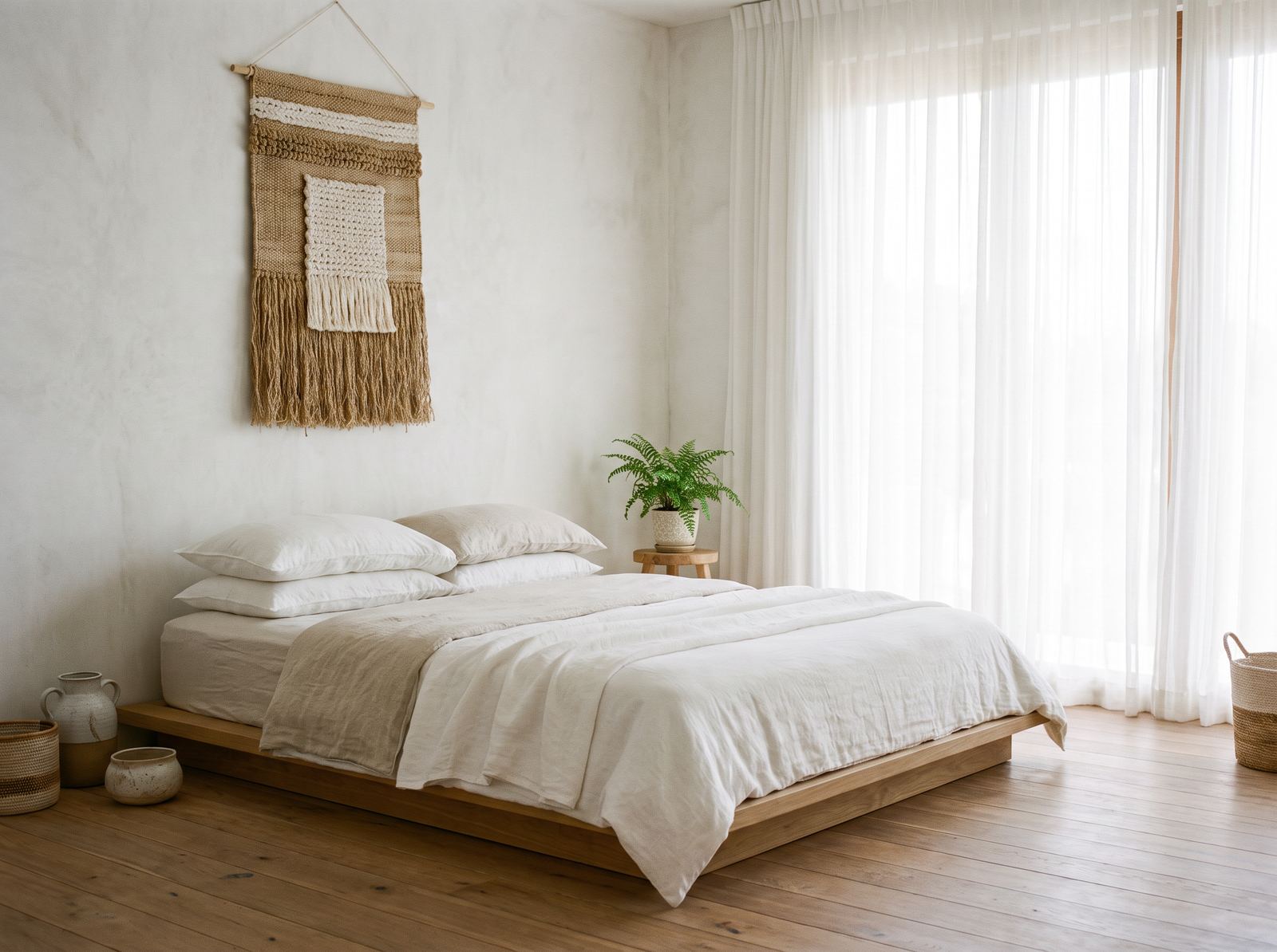 Chambre épurée de Casa Lisa